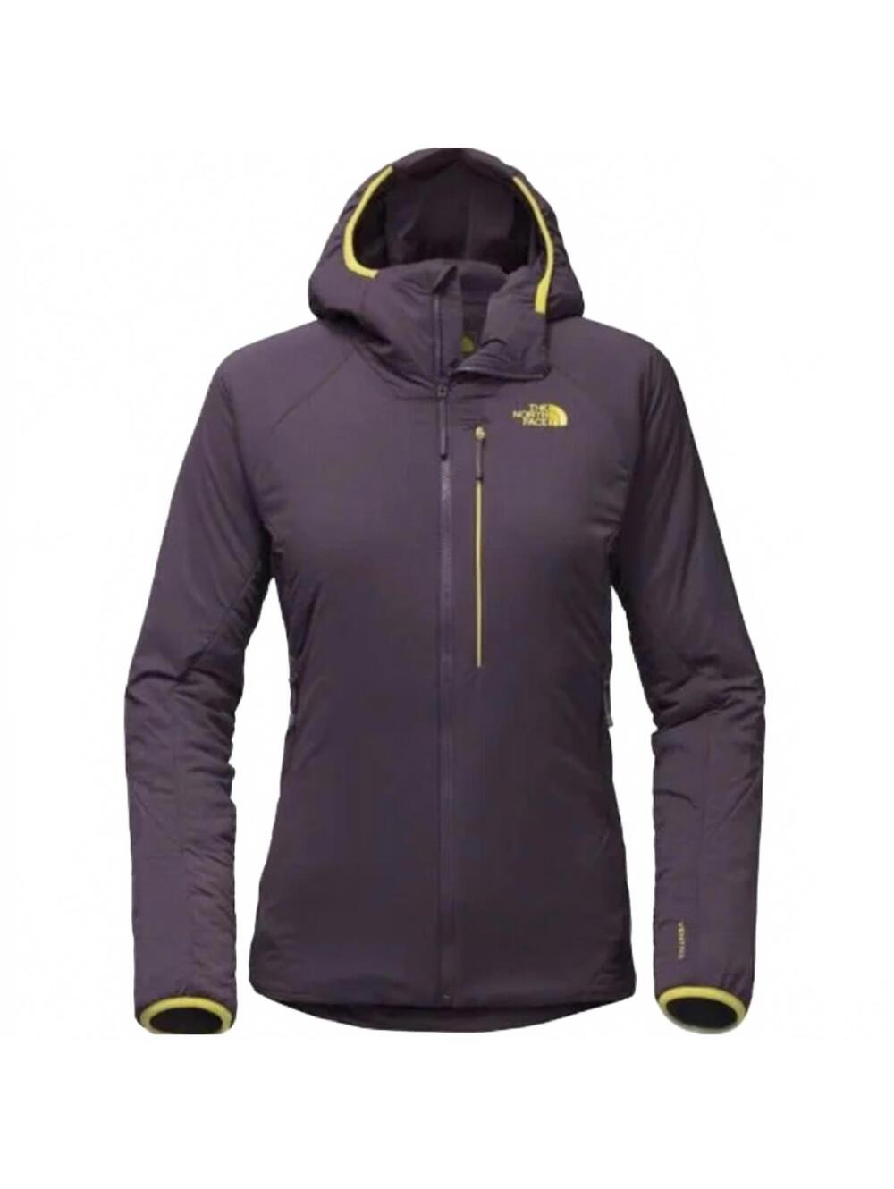 The North Face Ventrix Jacket Eggplant Dark Purple Yellow TNF Size Small